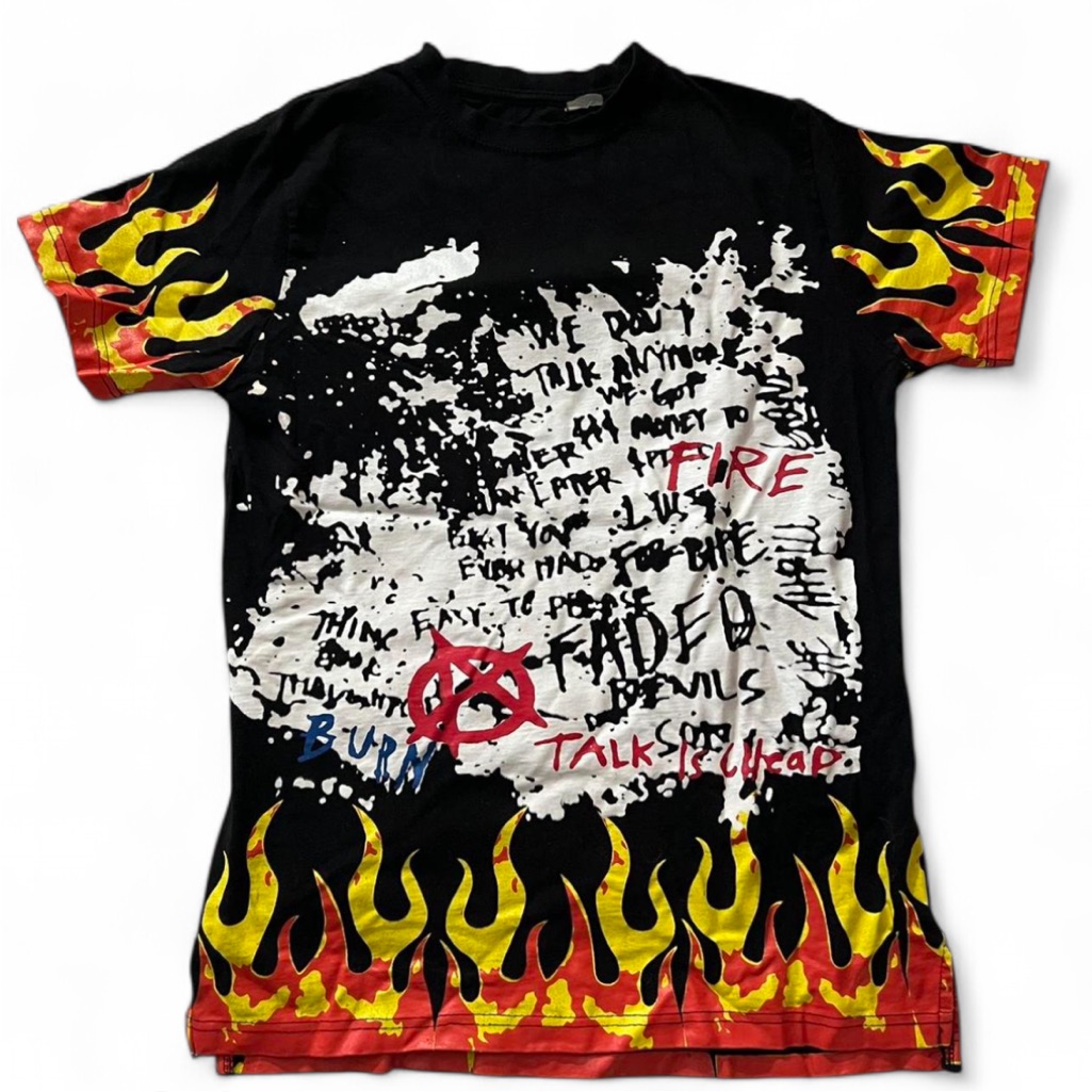 Fwrd Denim Flame Graphic Tee